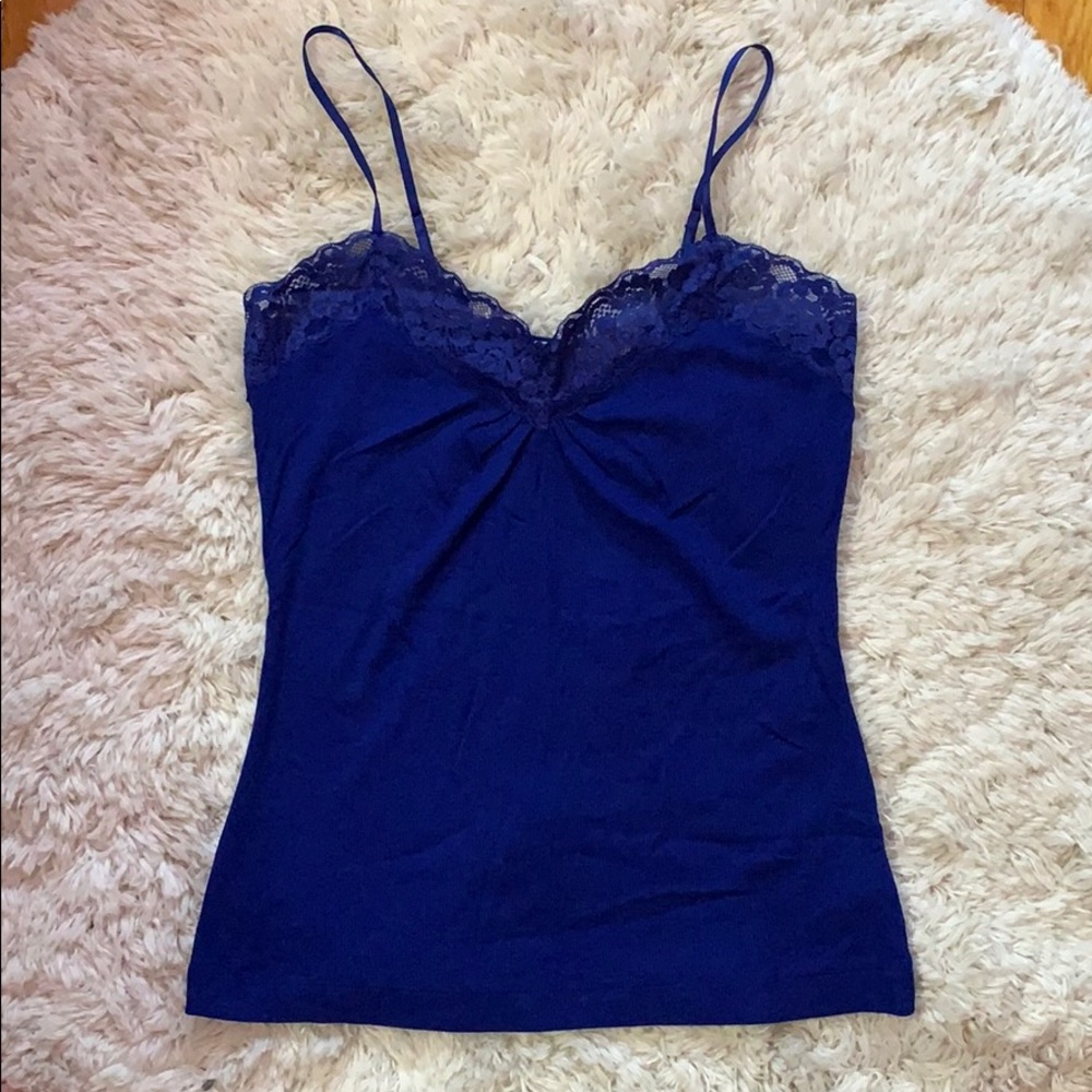 Worthington blue lace cami